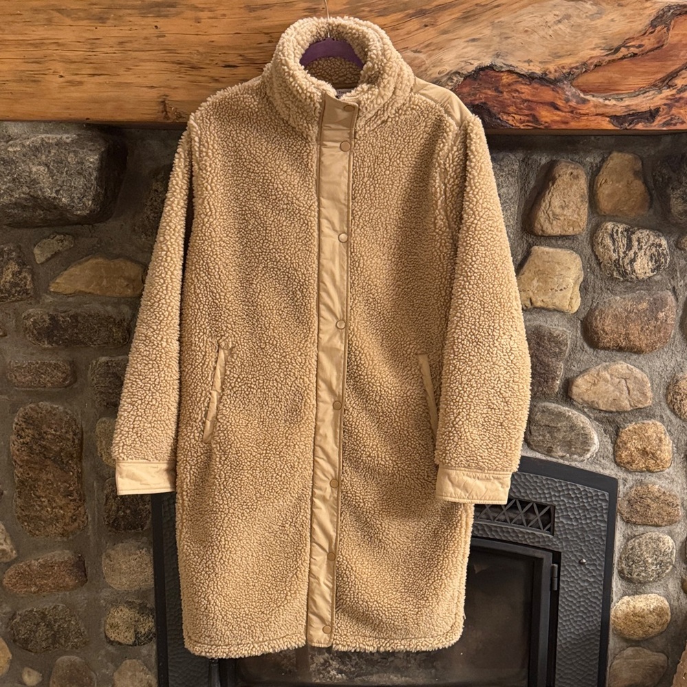 Athleta Beige Sherpa Jacket